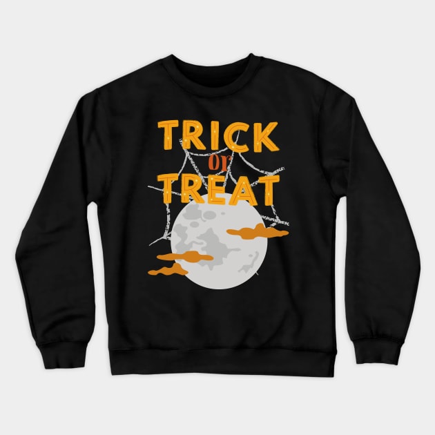 Trick or treat for Halloween party Crewneck Sweatshirt by Gomqes